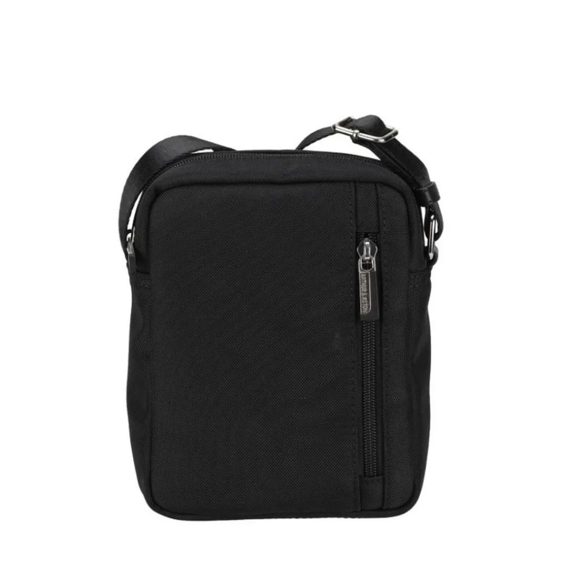 Sac porte travers noir polyester en cuir