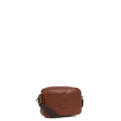 Sac reporter STUART Marron en cuir Anna
