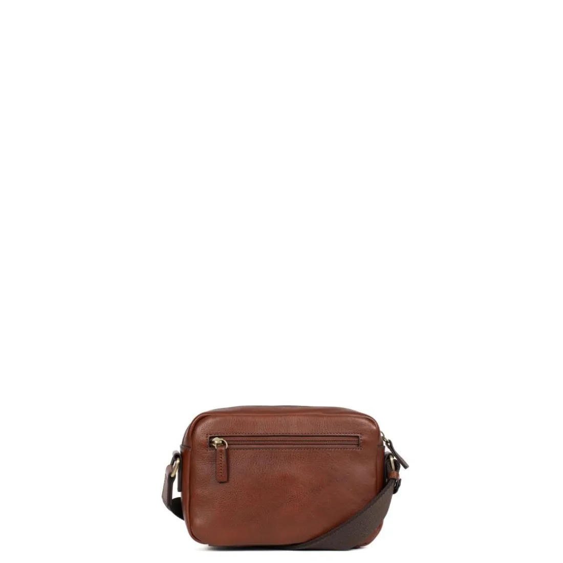 Sac reporter STUART Marron en cuir Anna