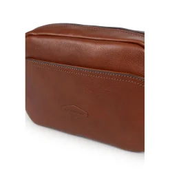 Sac reporter STUART Marron en cuir Anna