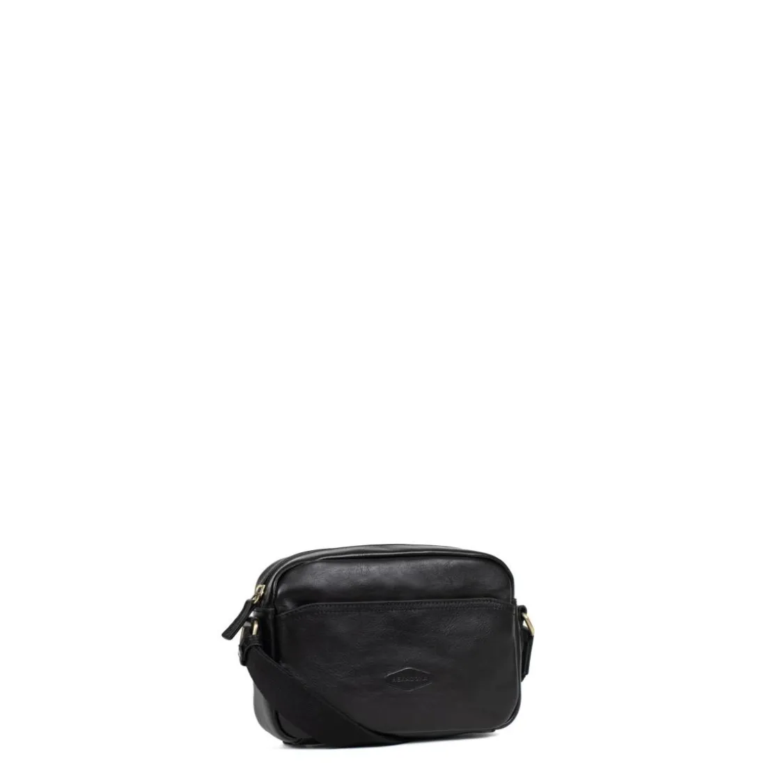 Sac reporter STUART Noir en cuir Yara