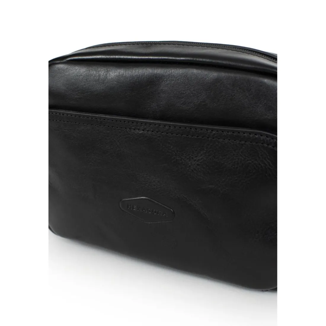 Sac reporter STUART Noir en cuir Yara