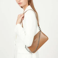 Sac trotteur Suave Even en cuir camel
