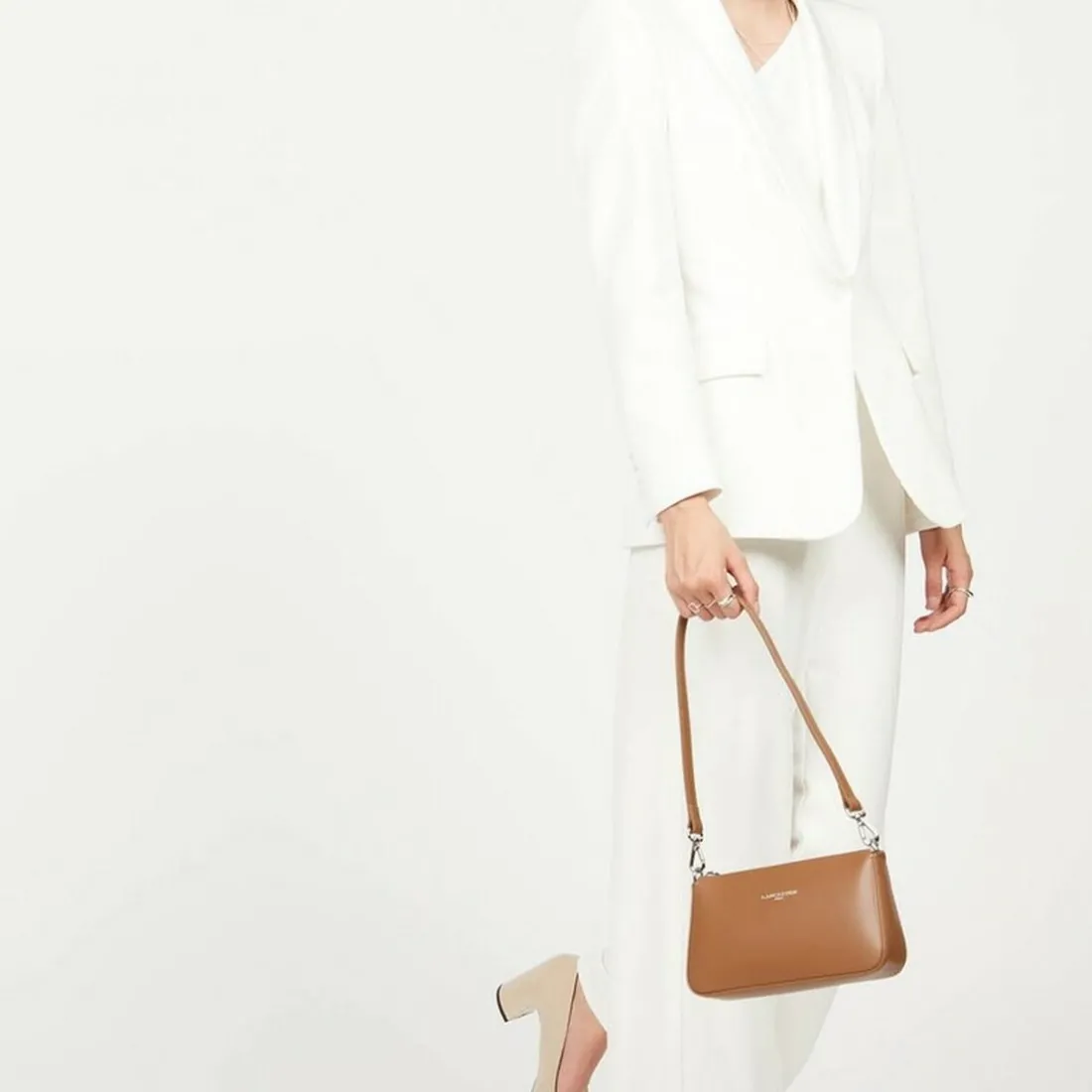 Sac trotteur Suave Even en cuir camel