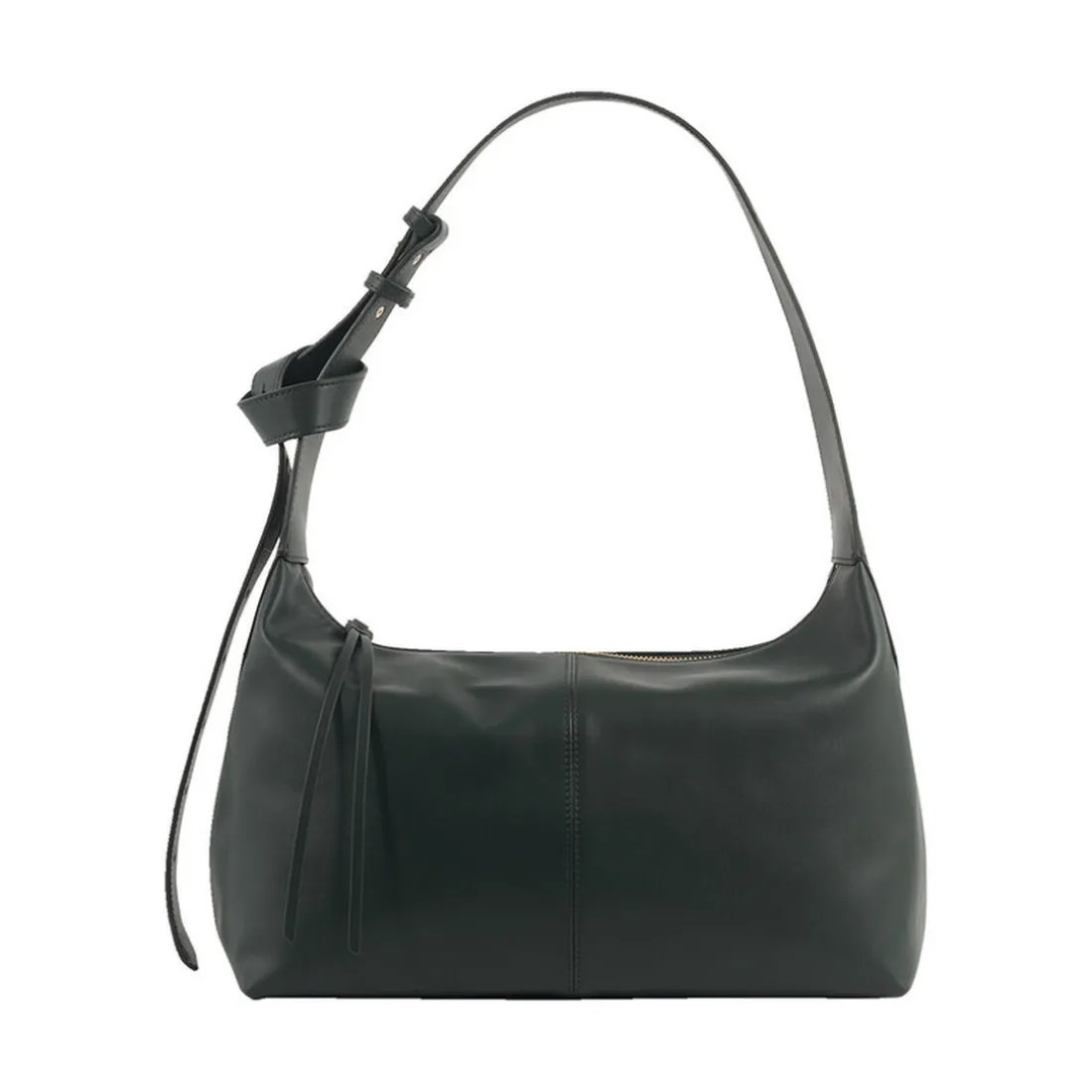 Sac vert foncé en cuir