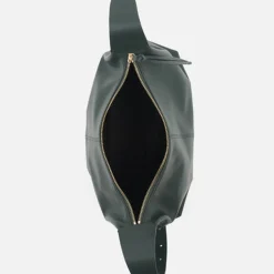 Sac vert foncé en cuir