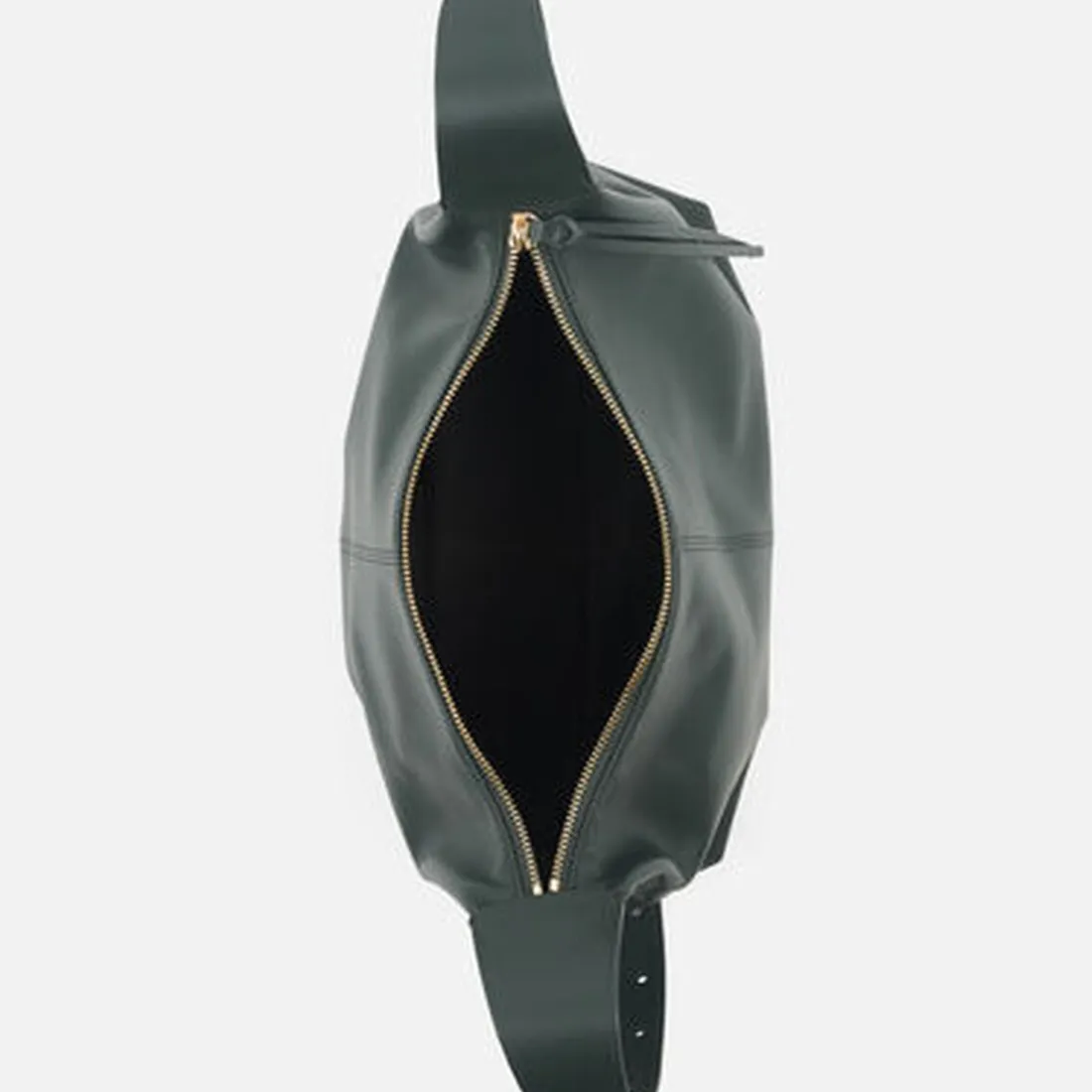 Sac vert foncé en cuir