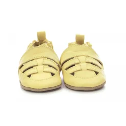 Salome Bebe Mixte en cuir jaune clair