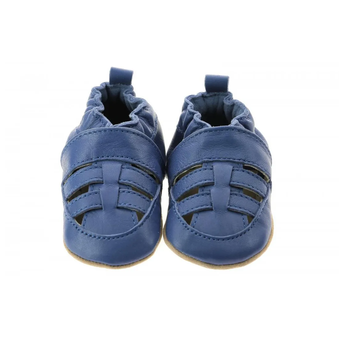 Salome Bebe Mixte en cuir bleu