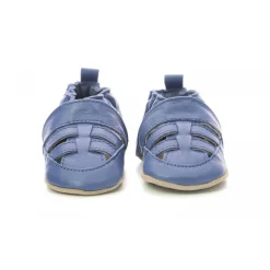 Salome Bebe Mixte en cuir bleu