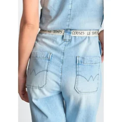 Salopette droit en jeans RIGA bleu Elise