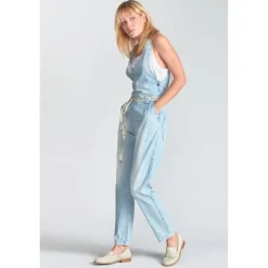 Salopette droit en jeans RIGA bleu Elise