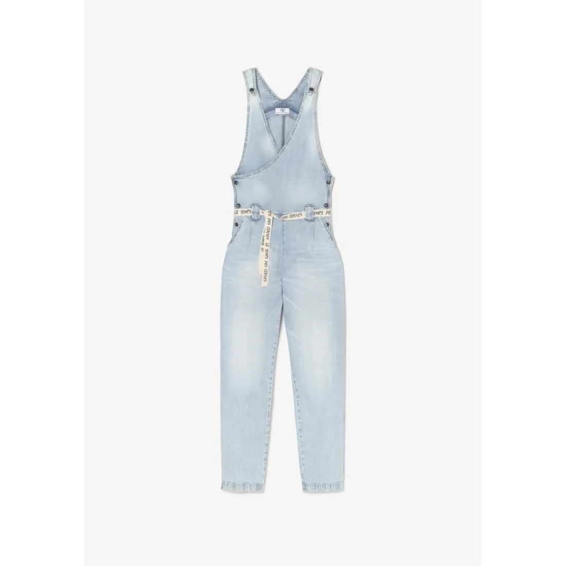 Salopette droit en jeans RIGA bleu Elise