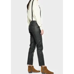 Salopette en jeans ALI noir Olia