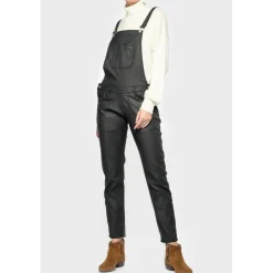 Salopette en jeans ALI noir Olia