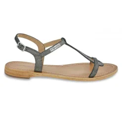 Sandale femme HAMAT Noir en cuir