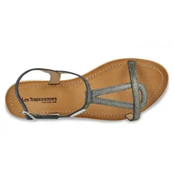 Sandale femme HAMAT Noir en cuir