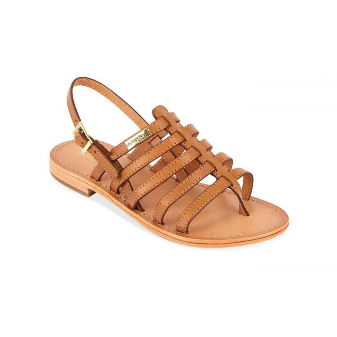 Sandale femme HERISSON Miel en cuir