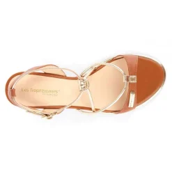 Sandale femme LILON Marron en cuir