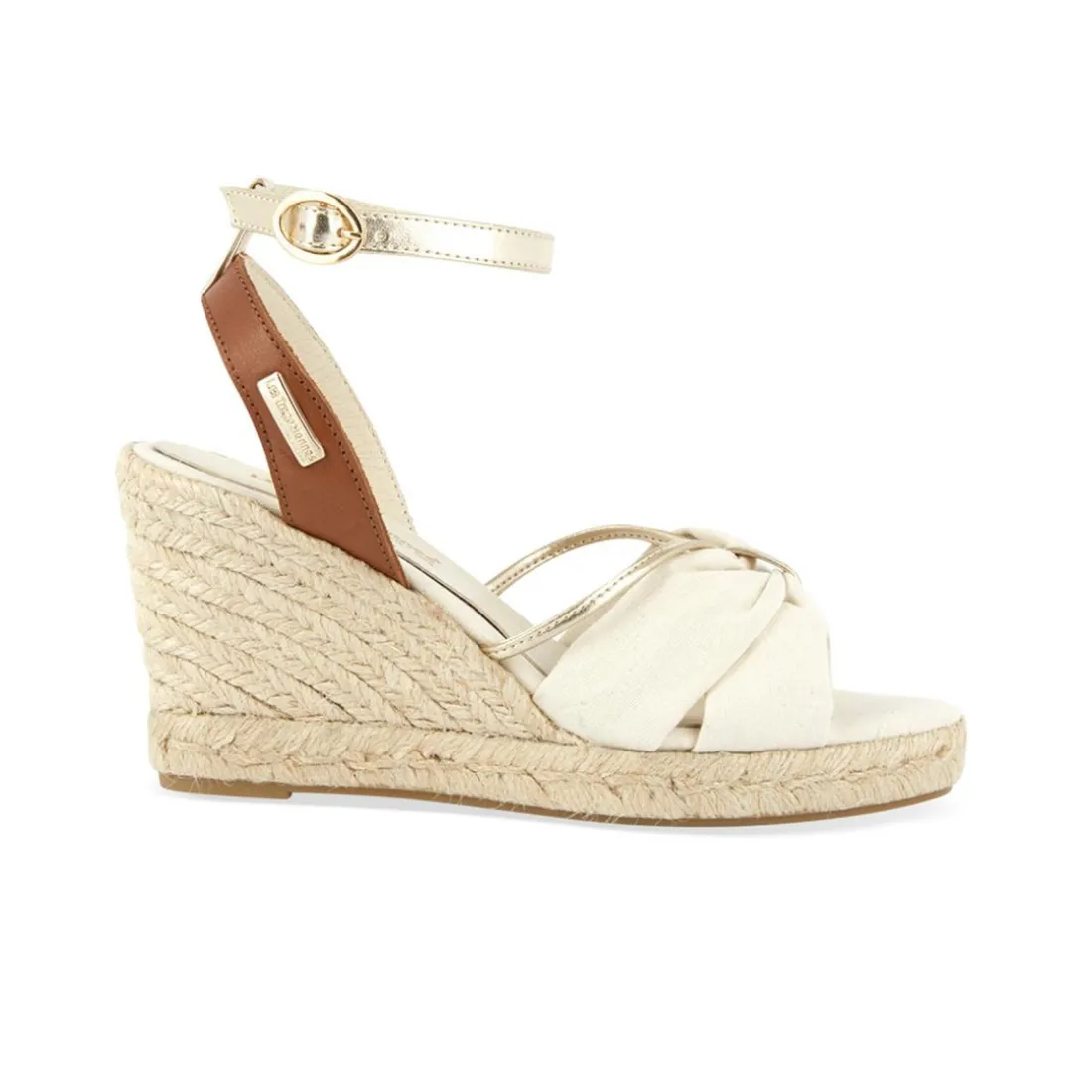 Sandales à talon femme BLONDEL beige en cuir
