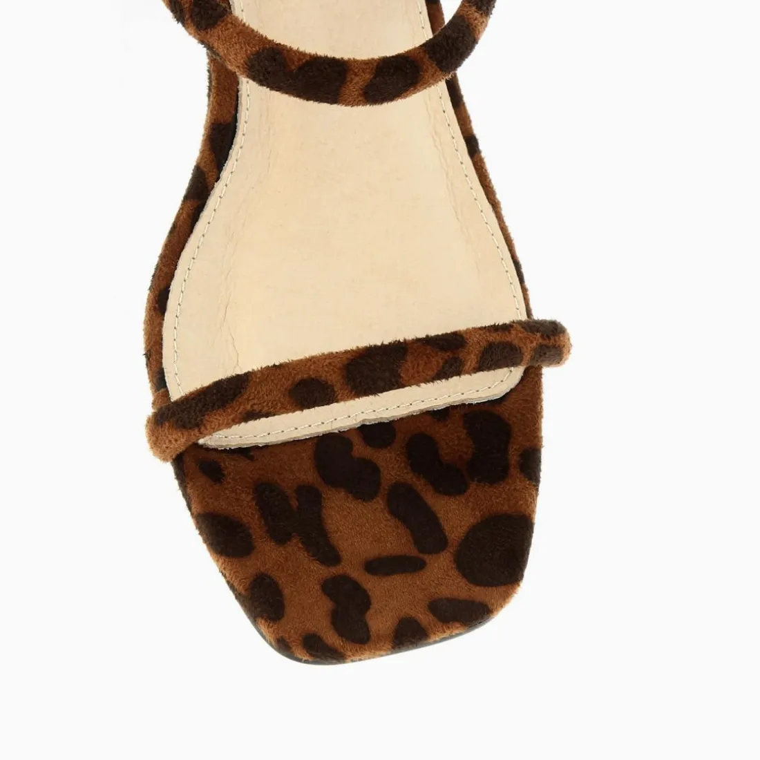 Sandales à talons minimalistes Femme - Léopard