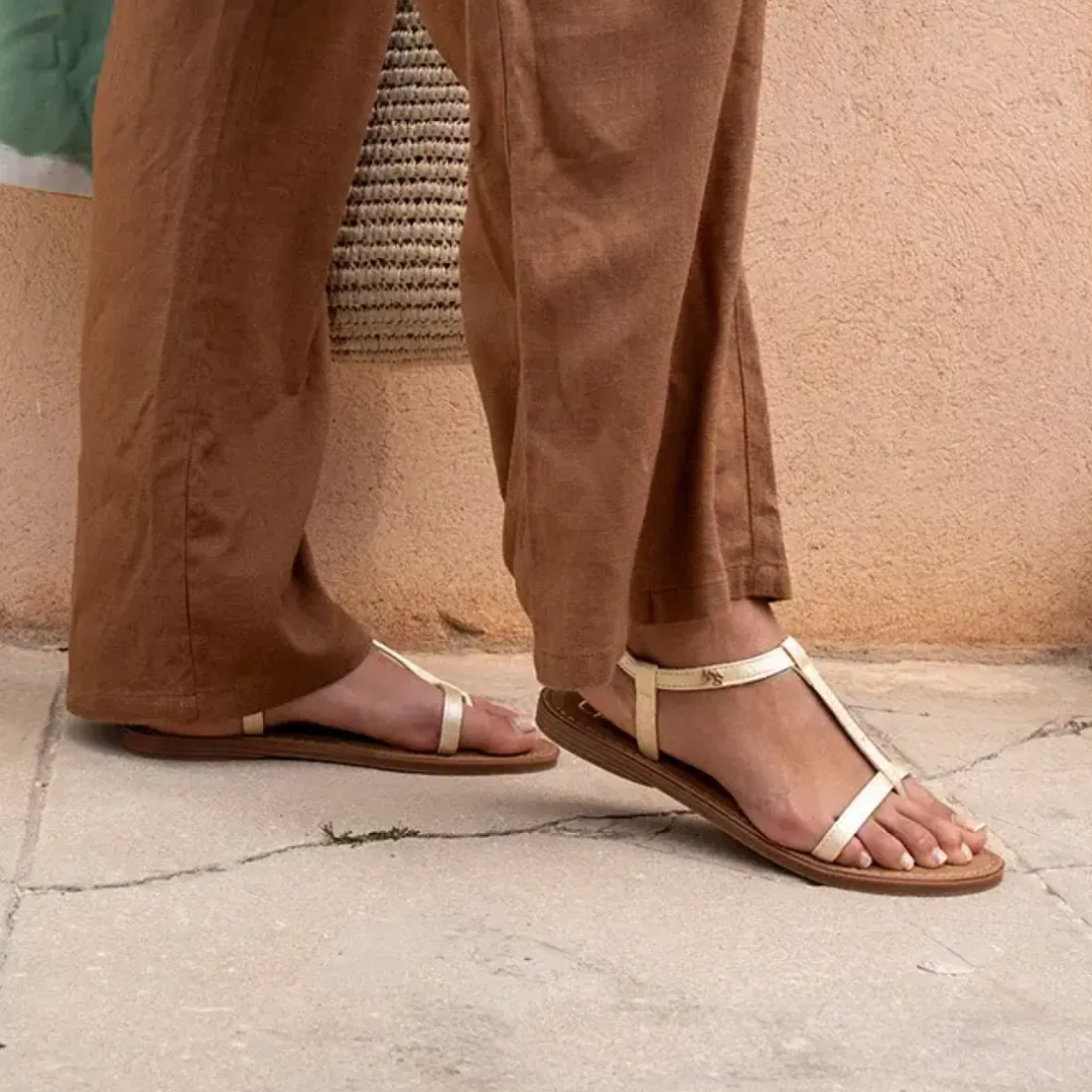 Sandales BULLE craie beige