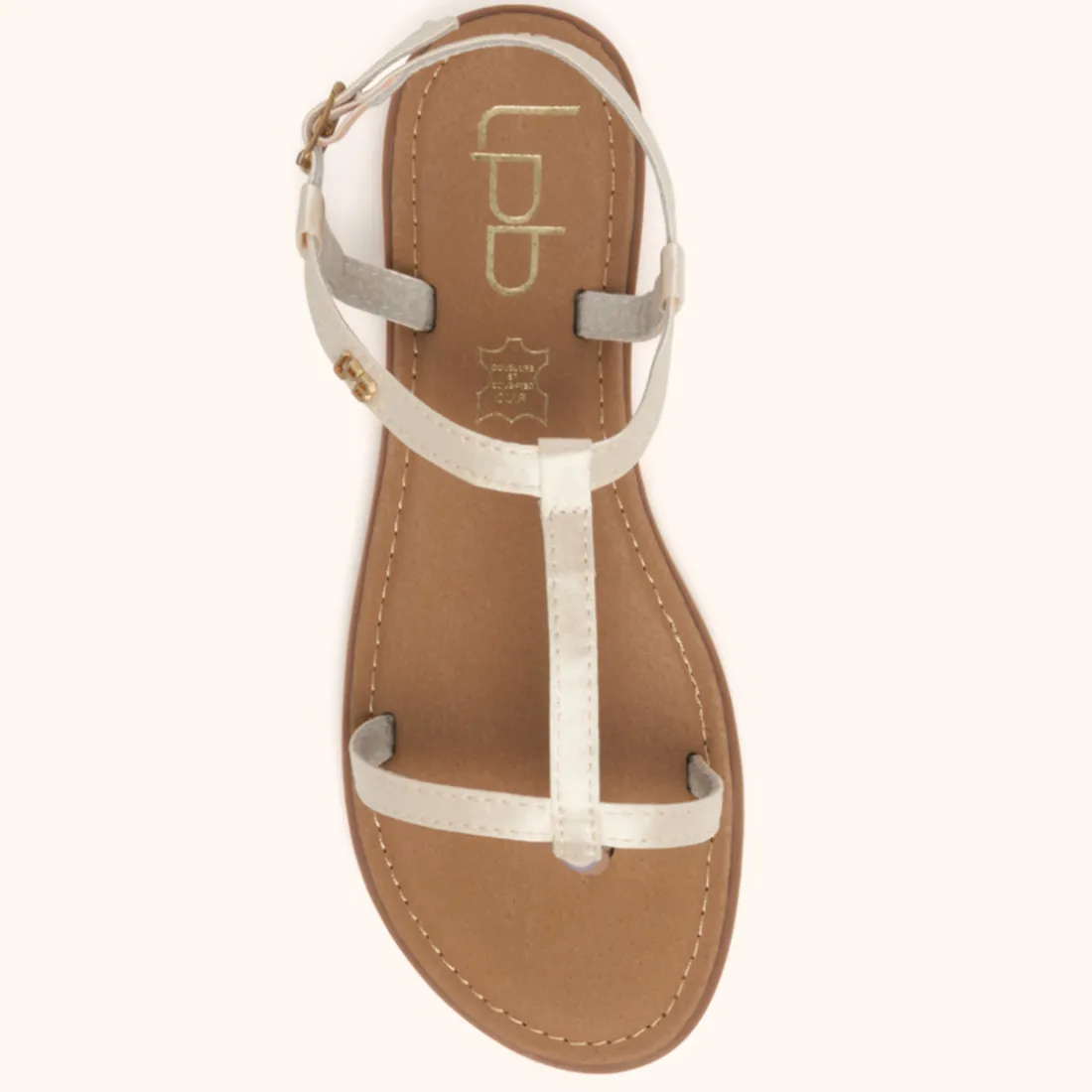 Sandales BULLE craie beige