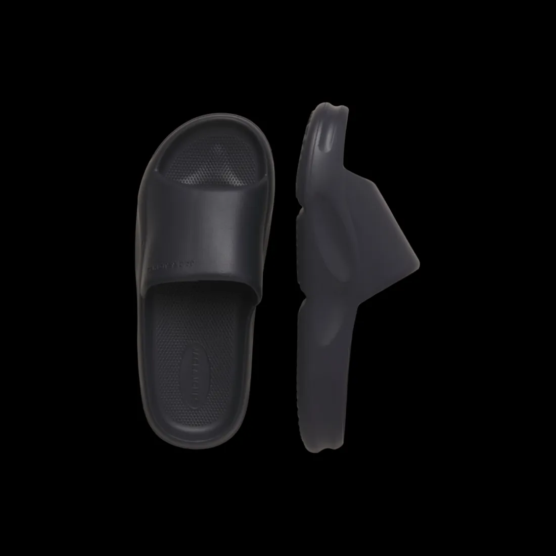 Sandales de bain homme anthracite synthétique Kai
