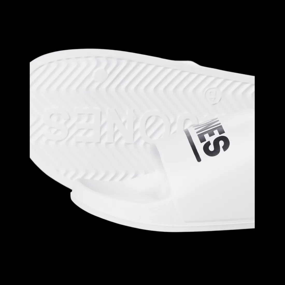 Sandales de bain homme blanc à enfiler synthétique Kris