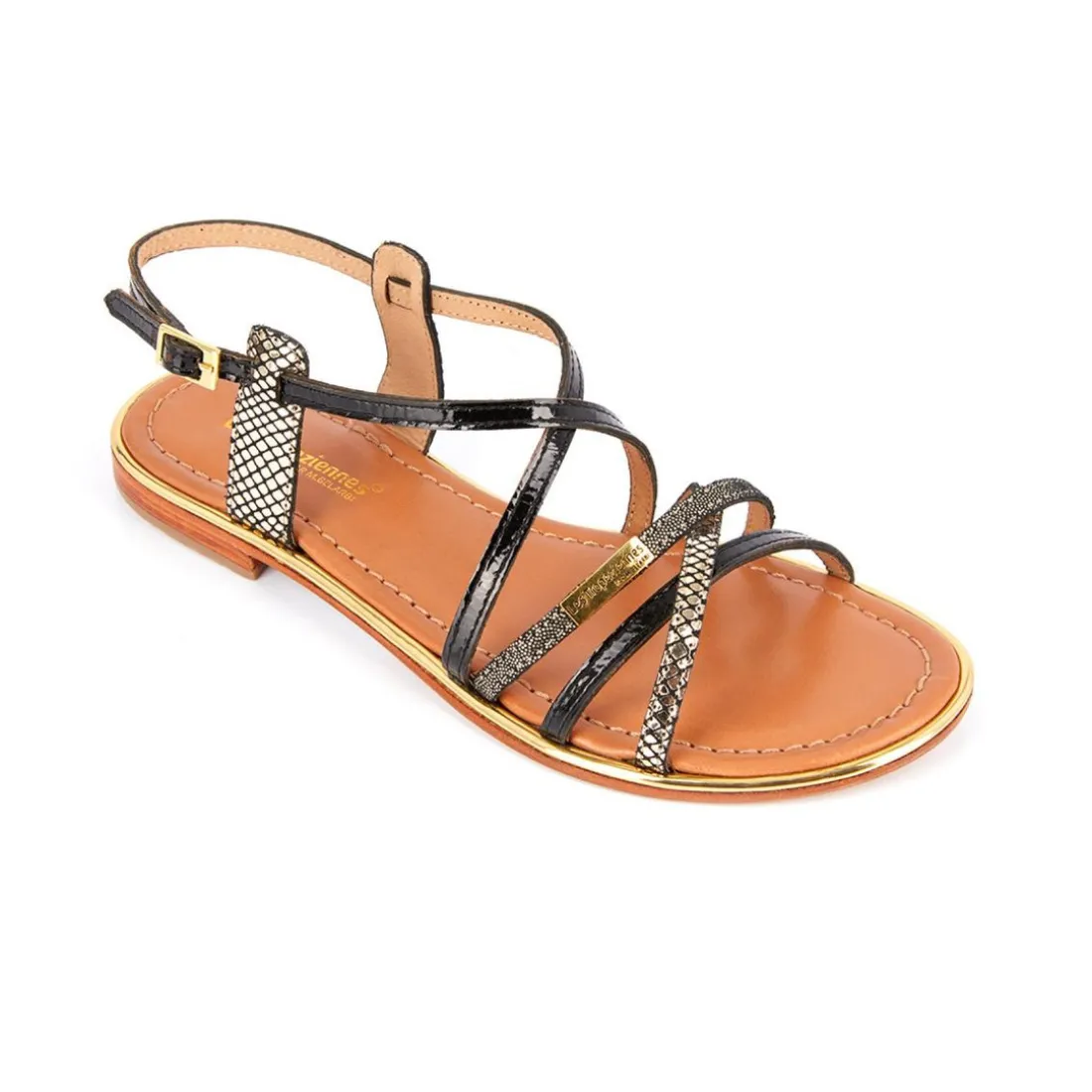 Sandales femme HARRY noir en cuir