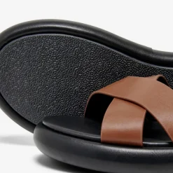 Sandales femme marron