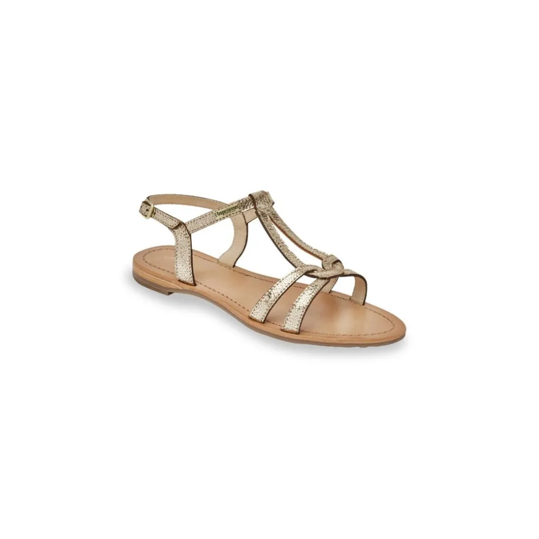 Sandales HACKLIO or rose en cuir