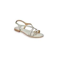 Sandales HAMOON creme en cuir