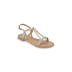 Sandales HAPPY creme en cuir