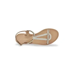 Sandales HAPPY creme en cuir