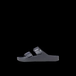 Sandales homme anthracite boucle synthétique Van