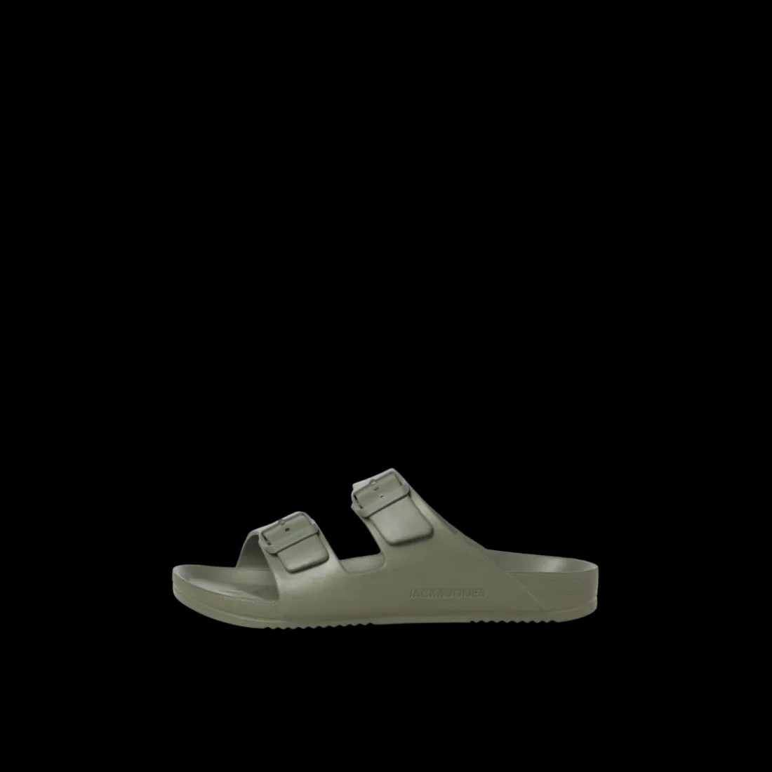 Sandales homme kaki boucle synthétique Nico