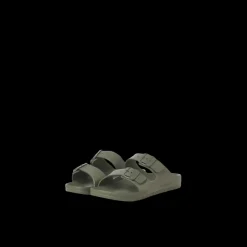 Sandales homme kaki boucle synthétique Nico