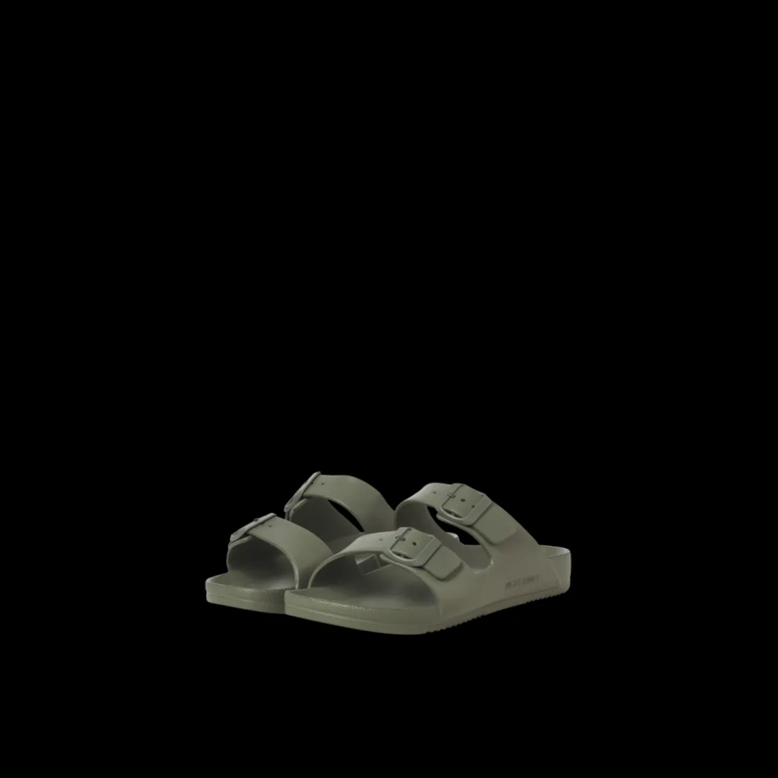 Sandales homme kaki boucle synthétique Nico