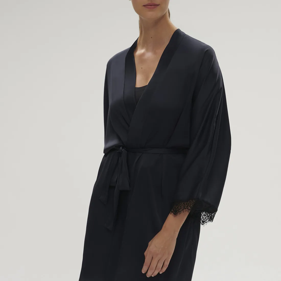 SATIN SECRETS Kimono