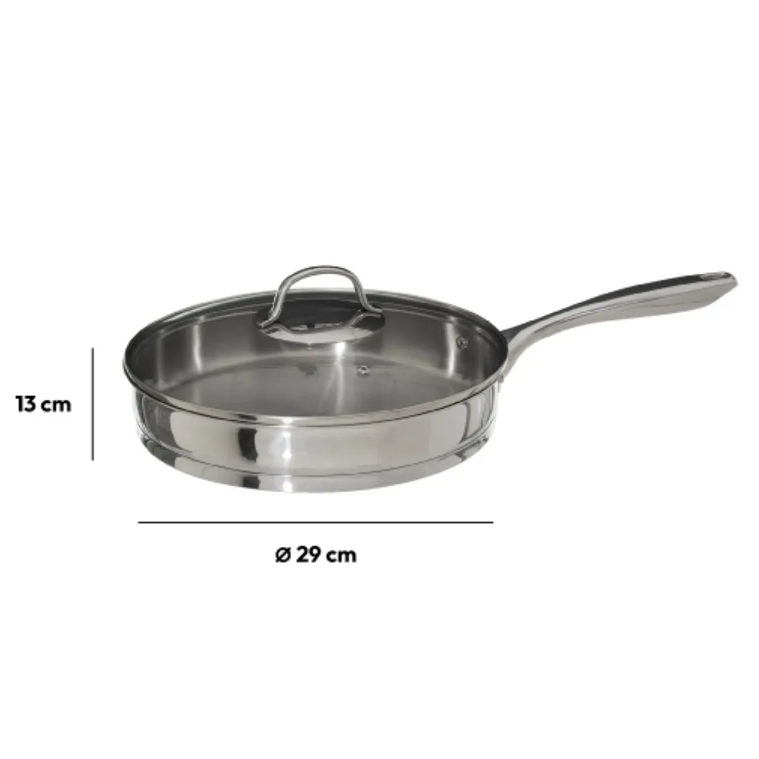 Sauts 28 cm Inox Résilience