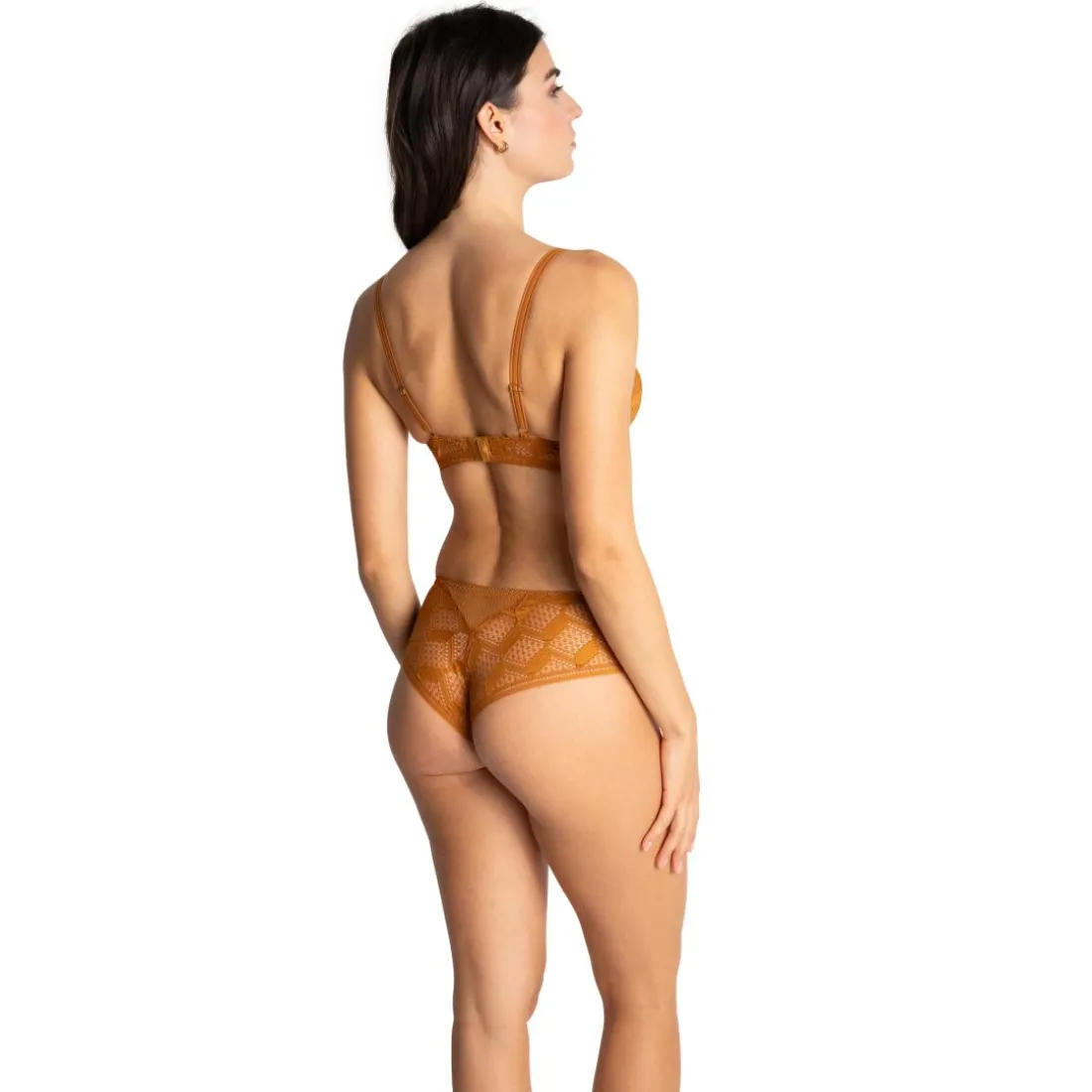 Scarlett - Soutien-gorgeà armatures marron