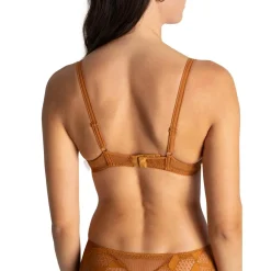 Scarlett - Soutien-gorge corbeille caramel marron