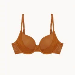 Scarlett - Soutien-gorge corbeille caramel marron