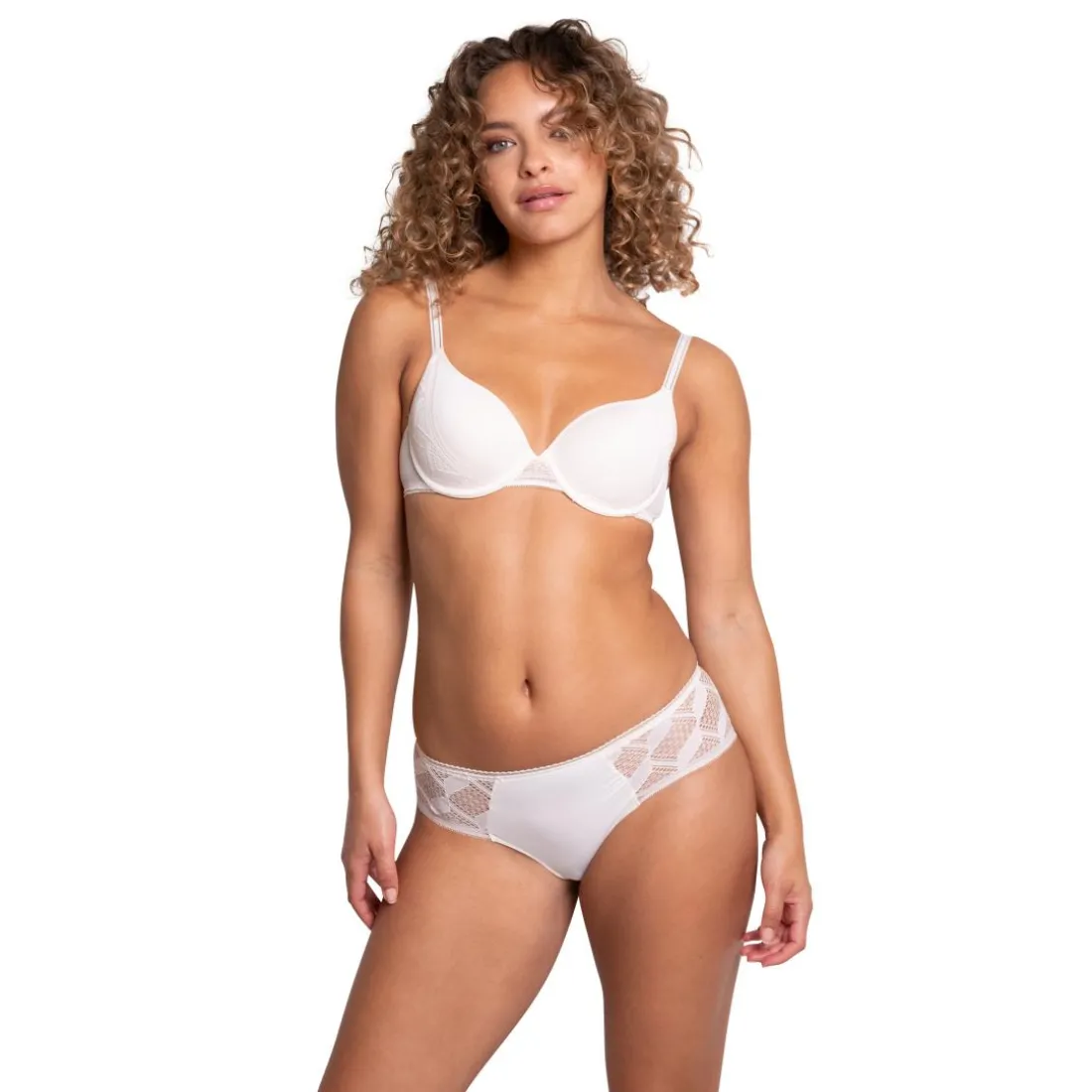 Scarlett - Soutien-gorge corbeille blanc