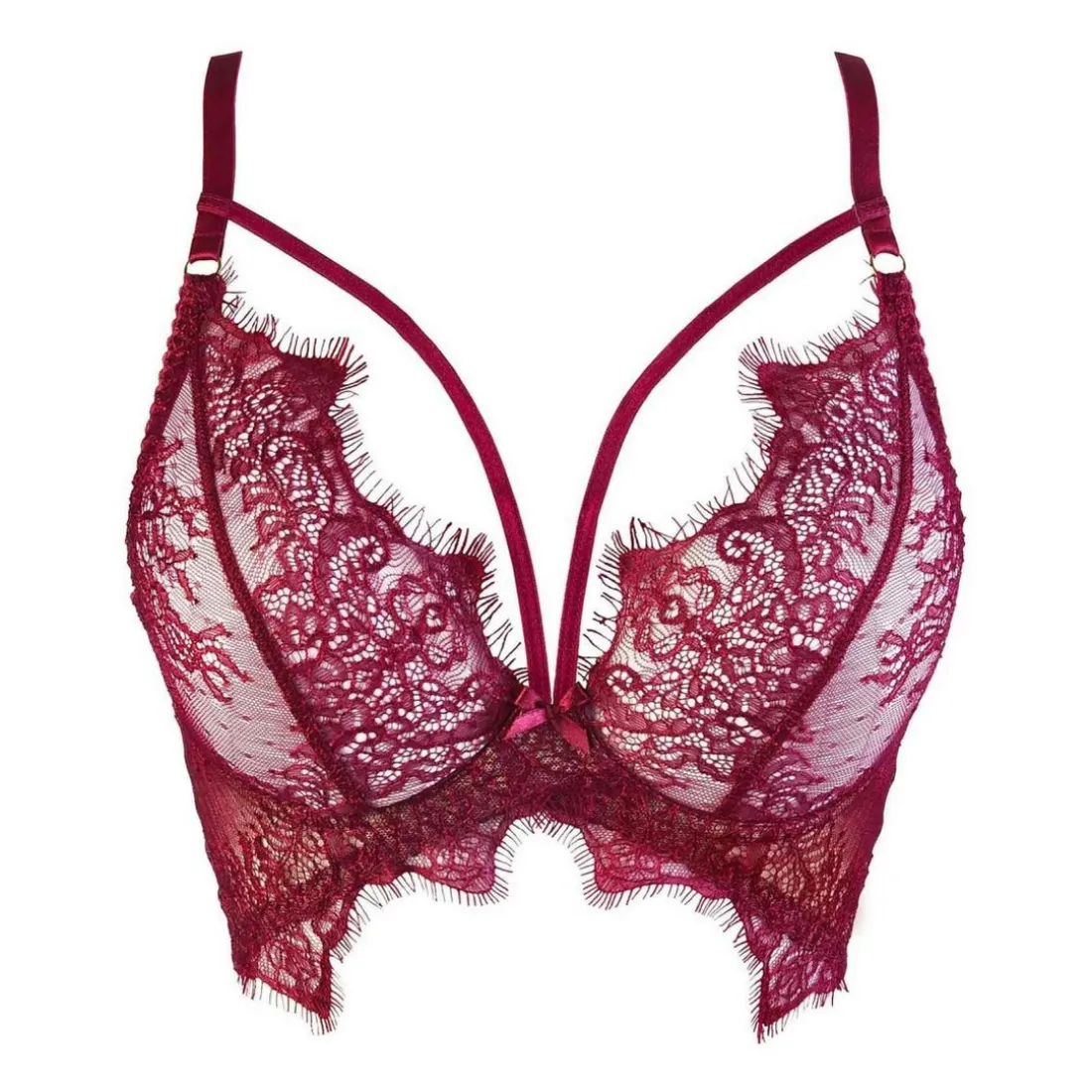 Semi-corset - Bordeaux Axami lingerie