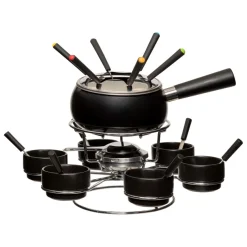 Service à fondue avec plateau tournant