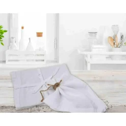 Serviette Blanc 50 x 50 cm - ORGANIC