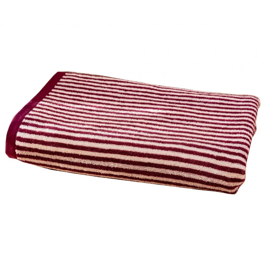 Serviette de bain CHARLIE violette en coton