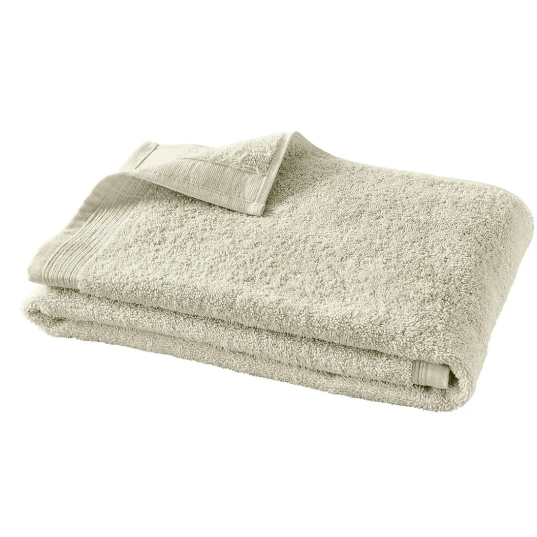 Serviette de bain uni en micro-coton 600 gr/m² - Ivoire